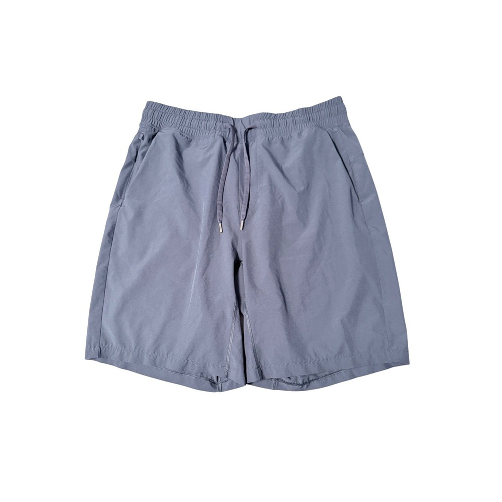 CRZ YOGA Shorts Mens L Grey Athletic Workout Running Training Zip Pocket